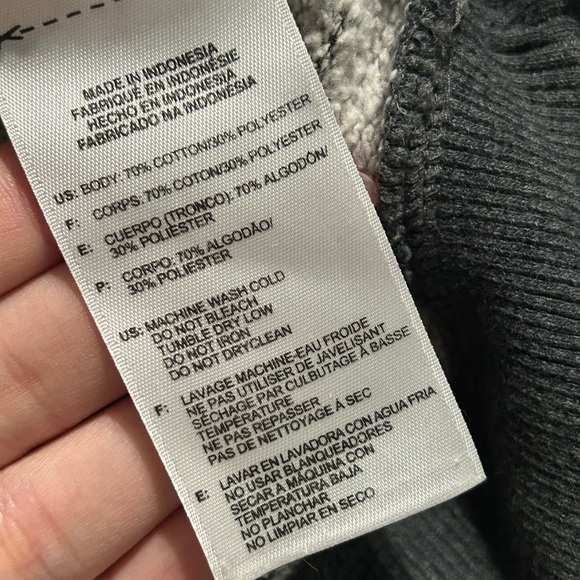 Adidas Charcoal Hooded Sweatshirt - Picture 4 of 4